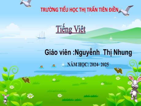Bài giảng Tiếng Việt 4 - Bài 6: Tìm hiểu cách viết báo cáo, thảo luận nhóm - Năm học 2024-2025 - Nguyễn Thị Nhung