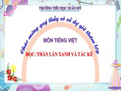 Bài giảng Tiếng Việt 4 (Tập đọc) - Bài: Thằn lằn xanh và tắc kè - Năm học 2023-2024 - Phạm Thị Hằng