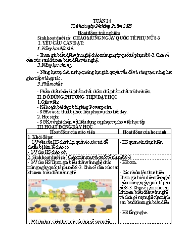 Kế hoạch bài dạy Khối 4 - Tuần 24 - Năm học 2024-2025 - Võ Thị Hồng Gấm