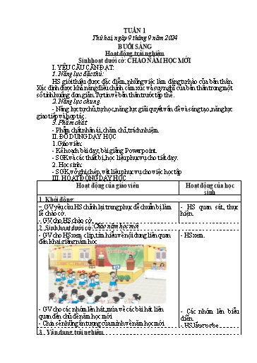 Kế hoạch bài dạy Lớp 4 - Tuần 1 - Năm học 2024-2025 - Nguyễn Thị Thanh Huyền