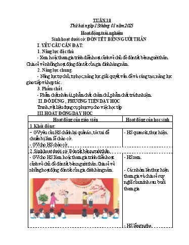 Kế hoạch bài dạy Lớp 4 - Tuần 19 - Năm học 2024-2025 - Võ Thị Hồng Hạnh