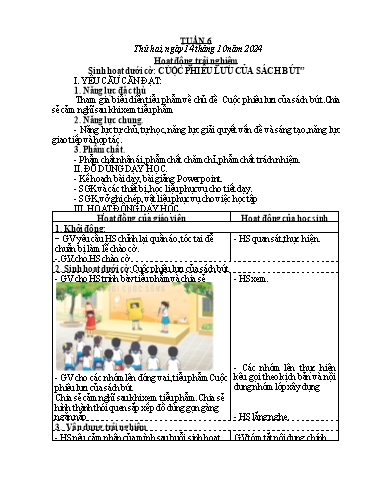 Kế hoạch bài dạy Lớp 4 - Tuần 6 - Năm học 2024-2025 - Võ Thị Hồng Gấm