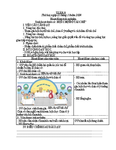 Kế hoạch bài dạy Lớp 4 - Tuần 7 - Năm học 2024-2025 - Nguyễn Thị Thanh Huyền